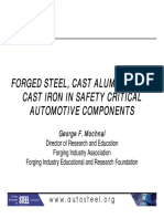 28 - Forged Steel Cast Aluminum and Cast Iron in Safety Critical Automotive Components