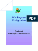 SAP ACH Payment Configuration