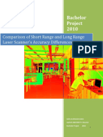 Bachelor Project 2010: Comparison of Short Range and Long Range Laser Scanner's Accuracy Differences