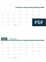 Calendario 2019 Para Impressao