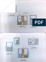 Floor plan and sections for 2nd floor room 9 and 10