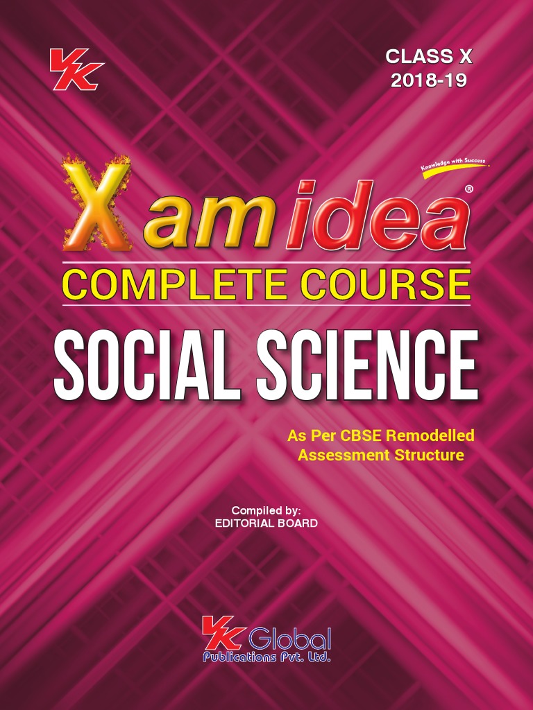 Xam Ideas Class 10 Social Science Economic Development Economics