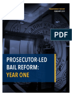 Prosecutor-Led Bail Reform: Year One Transparency Report