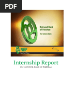 Internship Report: On National Bank of Pakistan