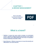 Brands & Brand Management: Kevin Lane Keller Tuck School of Business Dartmouth College