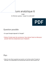 Lecture Analytique 6