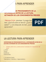 La Lectura para Aprender1