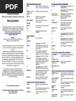 DTCN Reference Card