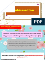 Panduan Pembinaan Item