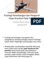 Fisiologi Penerbangan Dan Pengaruh Gaya Gravitasi Pada Tubuh