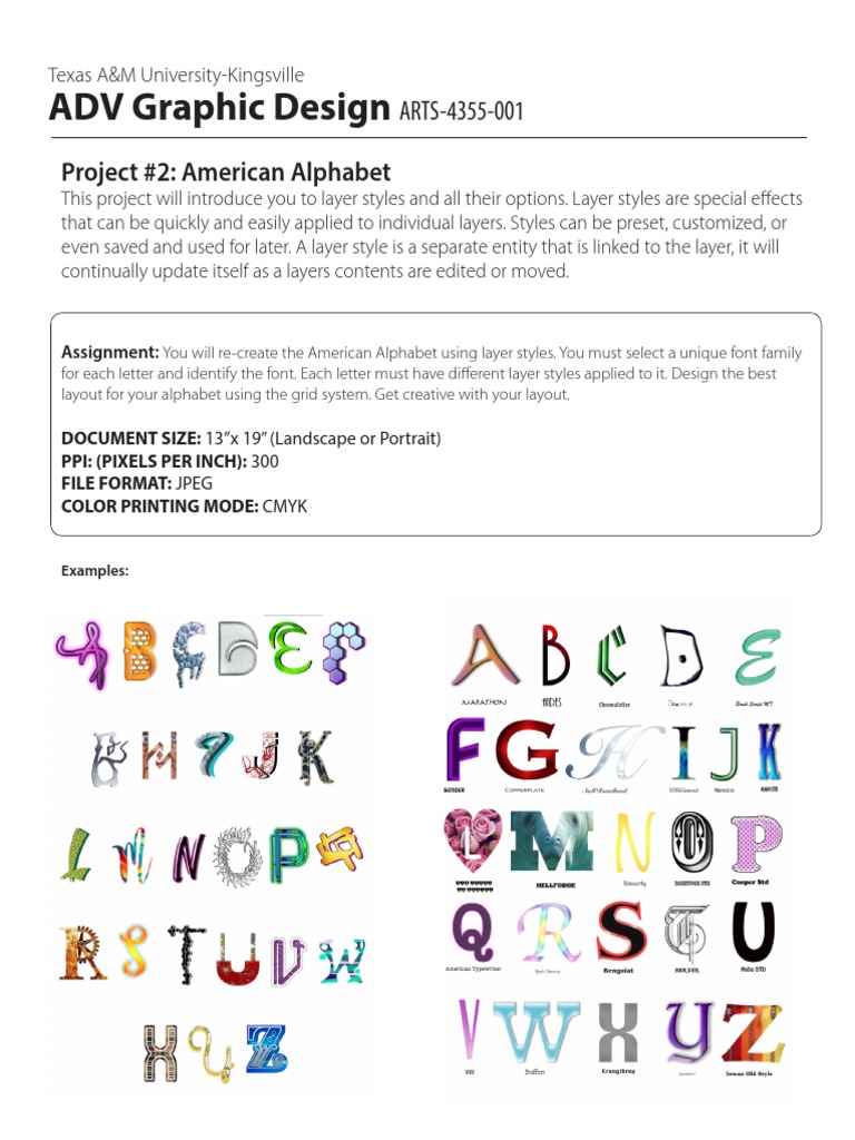 4355 ADVGD Project#2Alphabet | PDF