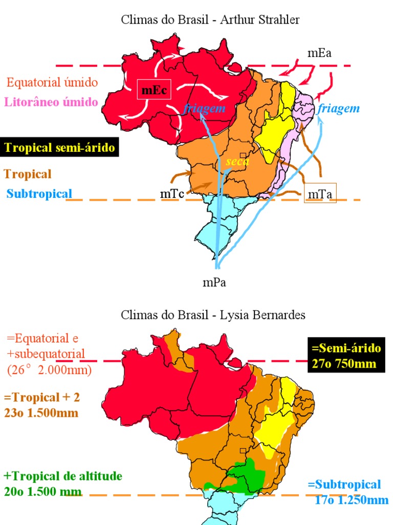 Climas do Brasil e Arthur Strahler | PDF | Capitalismo | Mercantilismo