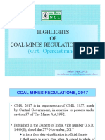 Changes in Coal Mine Regulations
