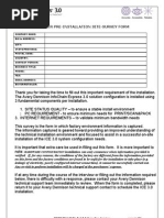 Site Survey Form - Blank