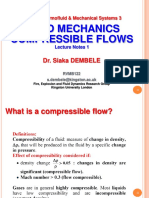 Lecture Slides 1 - Compressible Flow