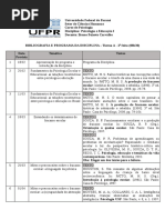 Programa de Psicologia e Educação I 