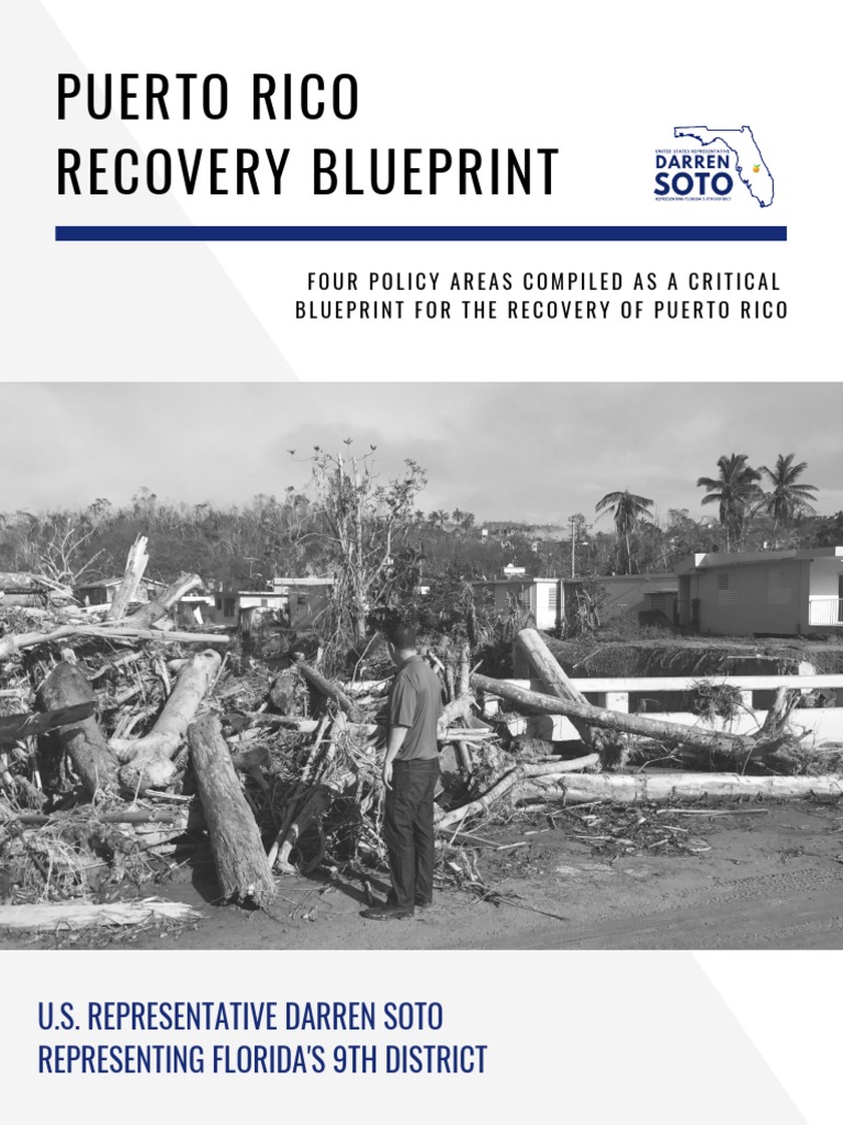 Puerto Rico Recovery Policy Blueprint | PDF | Puerto Rico | Bankruptcy