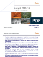 Budget 2009-10