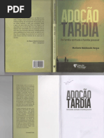 Adoção Tardia Da Família Sonhada à Família Possível PDF