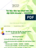 Tài Liệu Đào Tạo Khai Báo Lắp Đặt SDH Alcatel - 1642EMC - Viteco