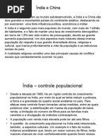 Geografia PPT - Índia e China
