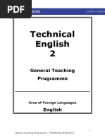 Technical English 2 Teaching Programme
