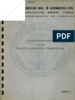 Piloto Aviador Comercial Examen