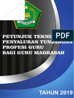 Juknis Penyaluran TPG Madrasah 2019