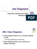 Class Diagrams: Depicting Classes and Static Relationships