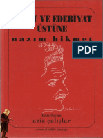 Nazım Hikmet - Sanat Ve Edebiyat Üstüne