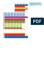 Semanal Timing: Hora Lunes Martes Miercoles Jueves Viernes Sabado Domingo Feriados