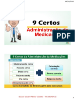 9 Certos da Administração de Medicação