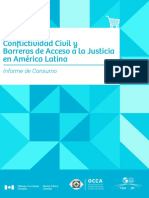 Conflictividad Civil y Barreras de Acceso a la Justicia en América Latina Informe de Consumo 