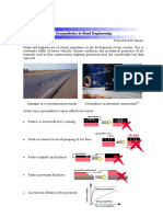 Geosynthetics in Road Engineering