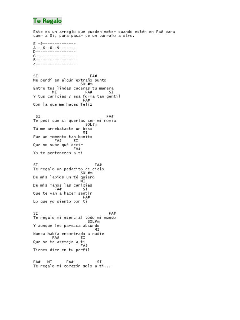 Te Regalo Información general de la propiedad. te regalo