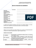 Formulario de Evaluacion de Desempeno