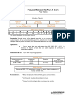 Ficha técnica alambre tubular FCAW 0.12C 1.75Mn 0.90Si