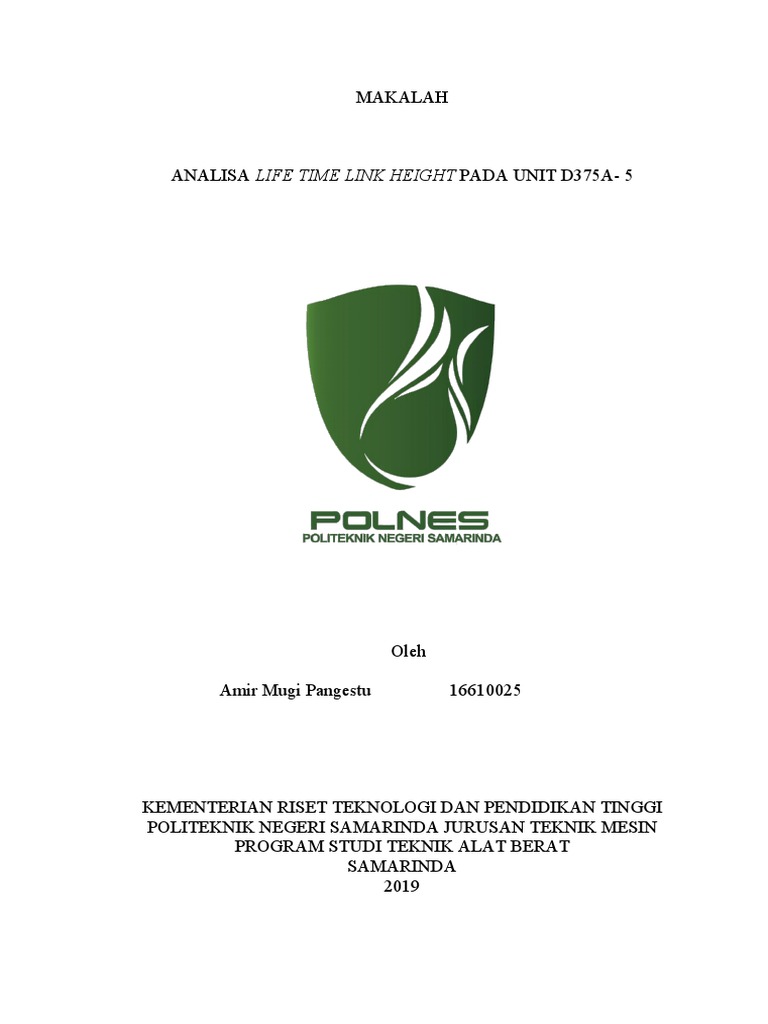 Makalah Analisa Lifetime Height