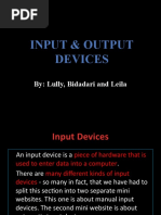 Input & Output Devices