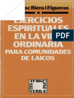 Riera I Figueras Francesc - Ejercicios Espirituales en La Vida Ordinaria para Comunidades de Laicos PDF