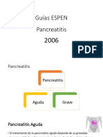Guías ESPEN Pancreas