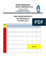 Jadwal Penggunaan Laboratorium Ipa: TAHUN PELAJARAN 2018/2019