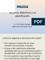 Recursos Didácticos y Su Planificación