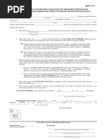 Income Payee'S Sworn Declaration of Gross Receipts/Sales