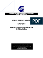 EDUP2013 - Falsafah Pendidikan Di Malaysia
