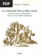 Temple Dominique - La Dialectica Del Don