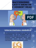 Interaccionismo Simbolico e Ideas Degeorge Herbert Mead