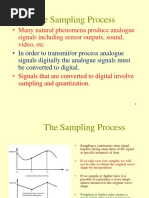 Sampling Process of A Discrete Time Signal