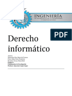 Derecho informático y regulación de documentos electrónicos