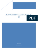 Accounting Assignment II: Rony P Rajan 17MBA0050 VITBS